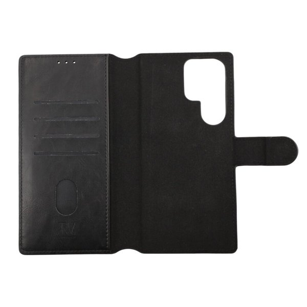 Rvelon Samsung Galaxy S23 Ultra Cover Magnetisk Aftageligt Etui Sort
