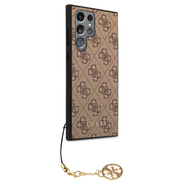 Guess Samsung Galaxy S23 Ultra Cover 4G Charms Brun