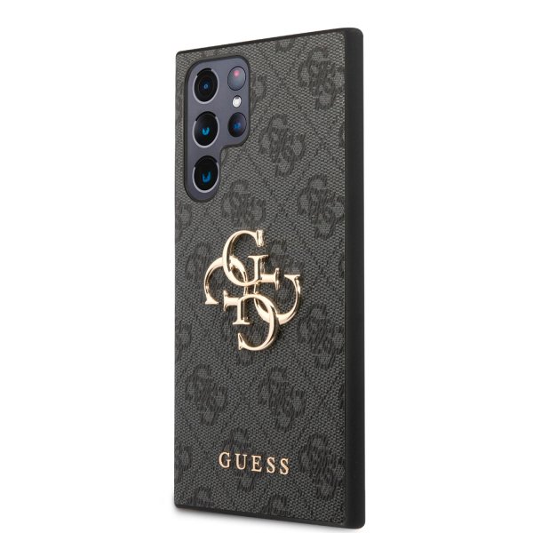 Guess Samsung Galaxy S23 Ultra Cover 4G Logo Grå