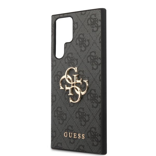 Guess Samsung Galaxy S23 Ultra Cover 4G Logo Grå