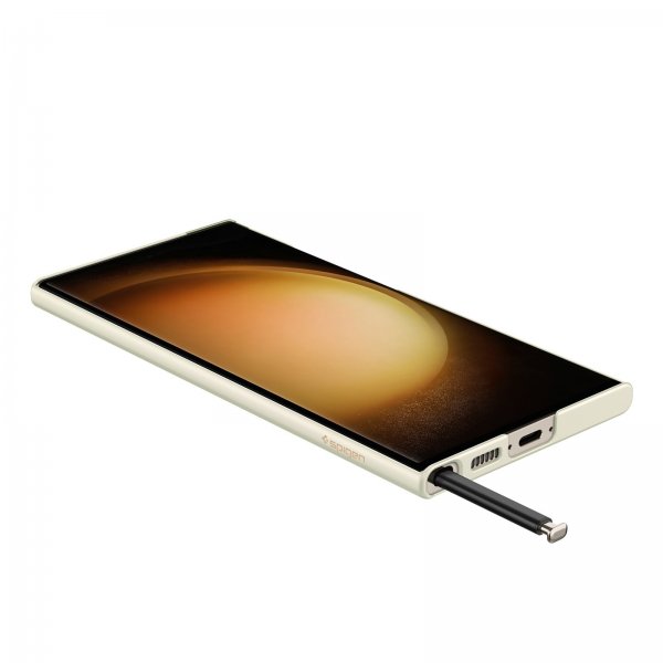 Spigen Samsung Galaxy S23 Ultra Cover AirSkin Shiny Cream