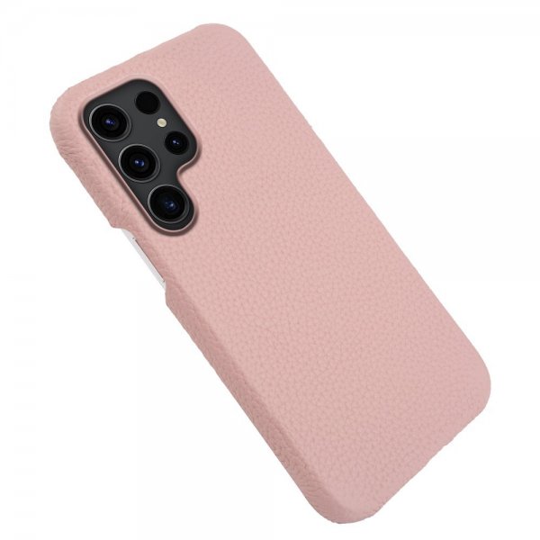 Samsung Galaxy S23 Ultra Cover Ægte Læder MagSafe Rosa