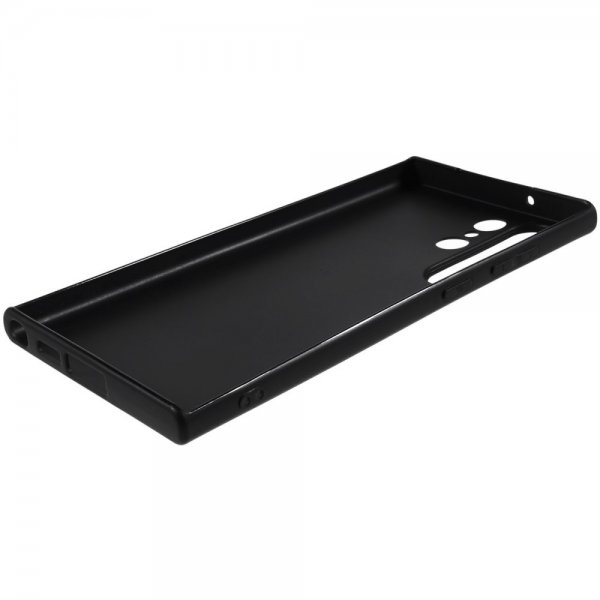 Nordic Covers Samsung Galaxy S23 Ultra Cover Feather Series Raven Black
