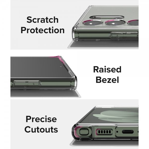 Ringke Samsung Galaxy S23 Ultra Cover Fusion Magnetic Mat Gennemsigtig