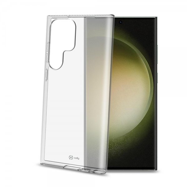 Celly Samsung Galaxy S23 Ultra Cover GELSKIN Transparent
