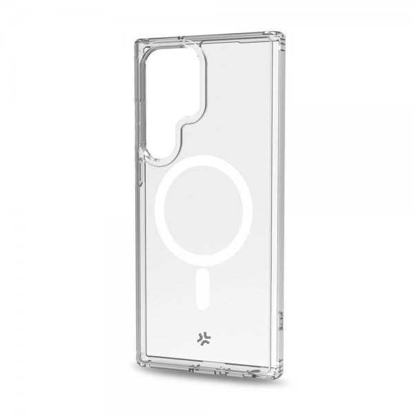 Celly Samsung Galaxy S23 Ultra Cover GELSKINMAG MagSafe Transparent