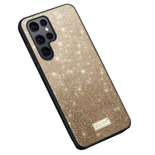 Sulada Samsung Galaxy S23 Ultra Cover Glimmer Guld