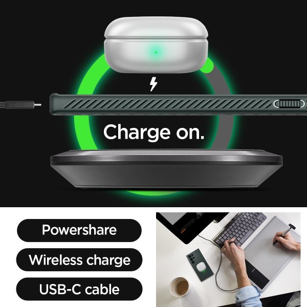 Spigen Samsung Galaxy S23 Ultra Cover Liquid Air Abyss Green