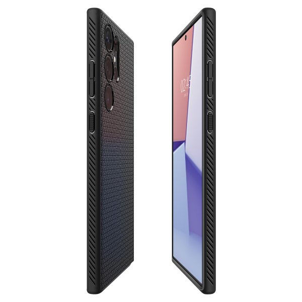Spigen Samsung Galaxy S23 Ultra Cover Liquid Air Matte Black