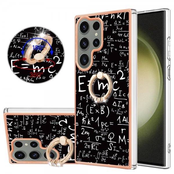 Samsung Galaxy S23 Ultra Cover med Fingerring Motiv Ligninger