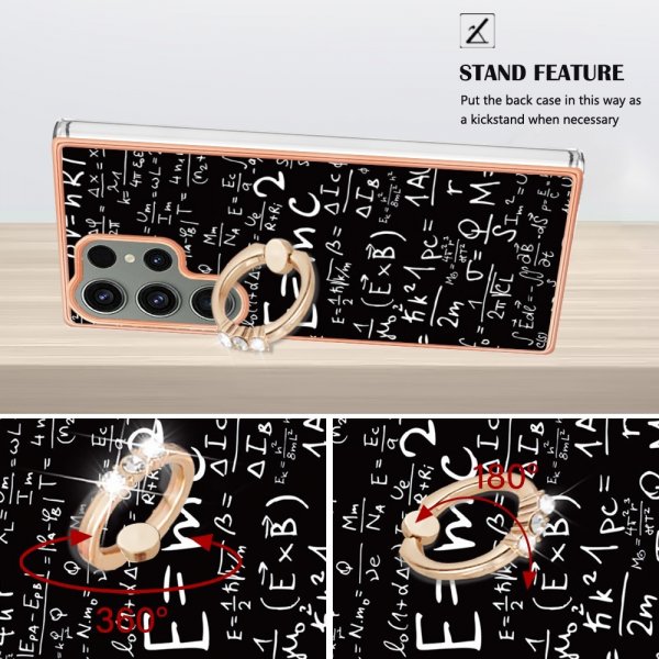 Samsung Galaxy S23 Ultra Cover med Fingerring Motiv Ligninger