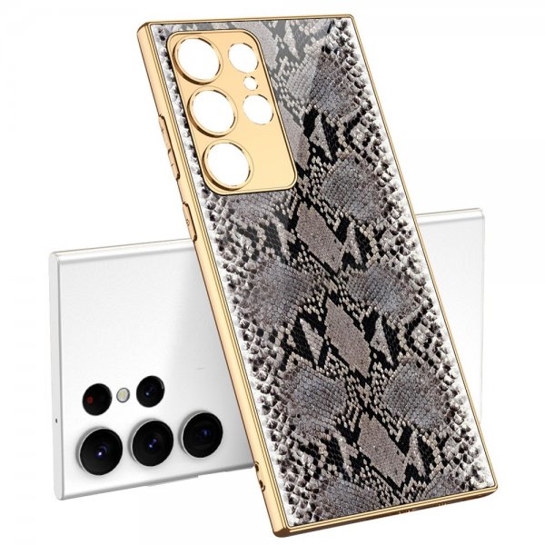 GKK Samsung Galaxy S23 Ultra Cover Motiv Slangeskind