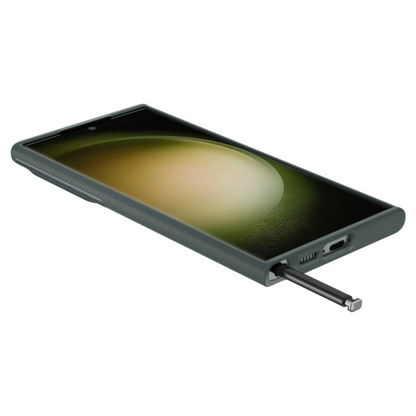 Spigen Samsung Galaxy S23 Ultra Cover Optik Armor Abyss Green