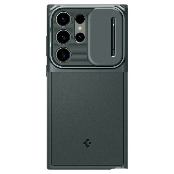 Spigen Samsung Galaxy S23 Ultra Cover Optik Armor Abyss Green