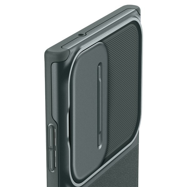 Spigen Samsung Galaxy S23 Ultra Cover Optik Armor Abyss Green