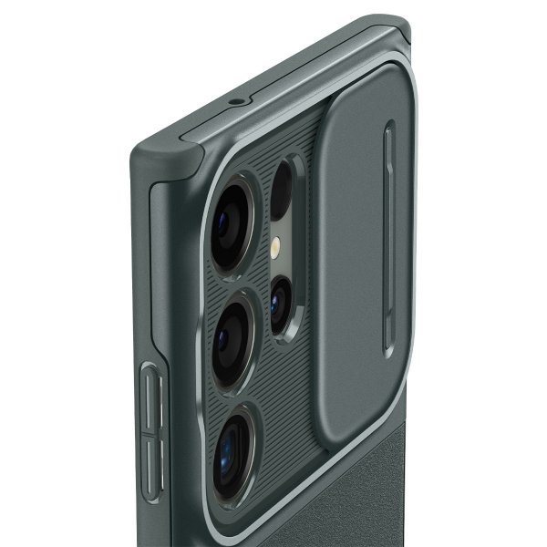 Spigen Samsung Galaxy S23 Ultra Cover Optik Armor Abyss Green