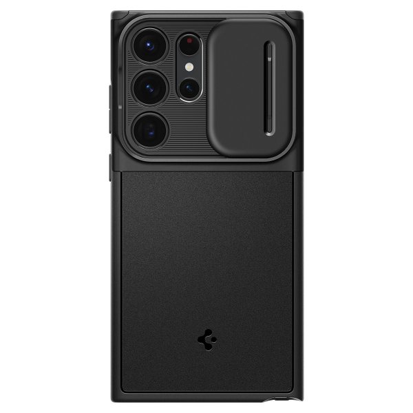 Spigen Samsung Galaxy S23 Ultra Cover Optik Armor Sort
