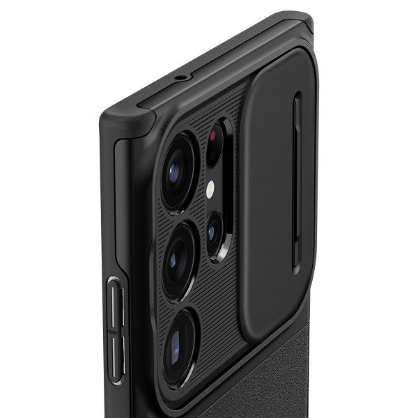 Spigen Samsung Galaxy S23 Ultra Cover Optik Armor Sort