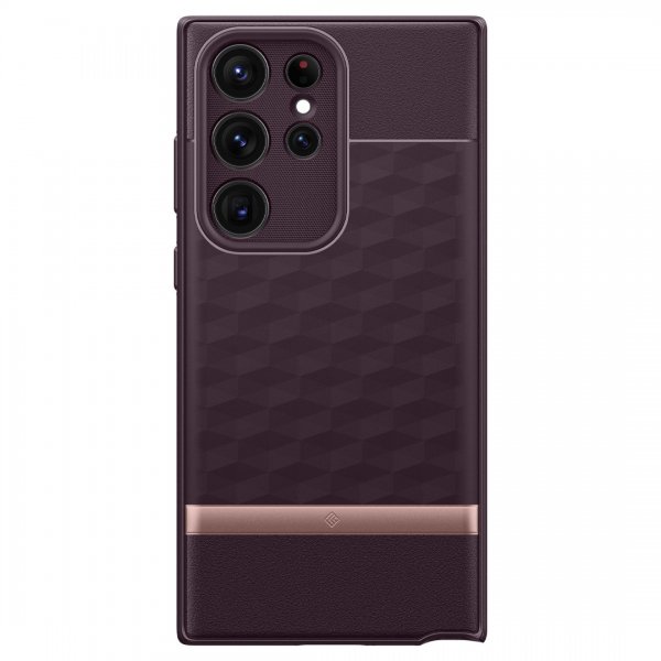 Caseology Samsung Galaxy S23 Ultra Cover Parallax Burgundy