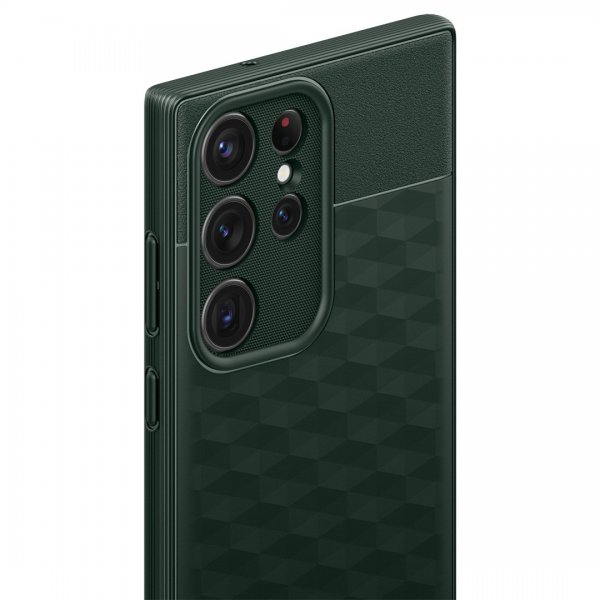 Caseology Samsung Galaxy S23 Ultra Cover Parallax Midnight Green