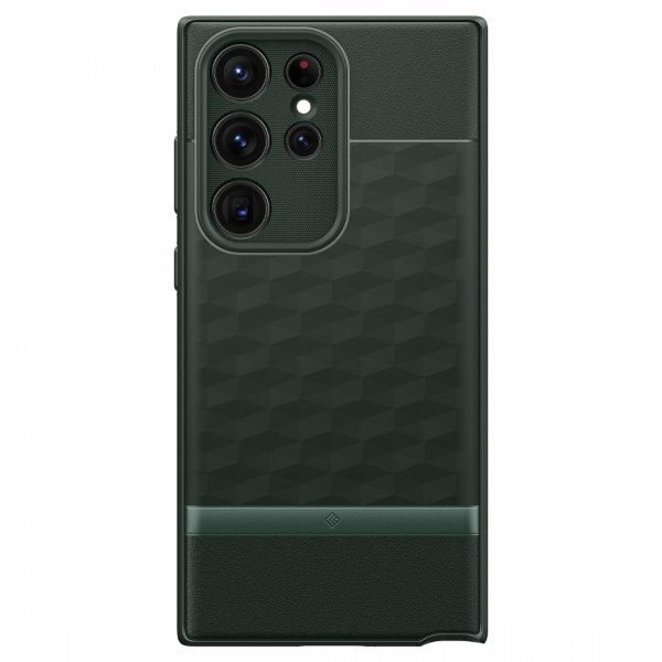 Caseology Samsung Galaxy S23 Ultra Cover Parallax Midnight Green