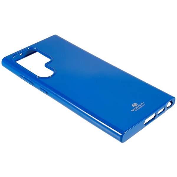 Samsung Galaxy S23 Ultra Cover Pearl Jelly Blå