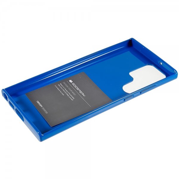Samsung Galaxy S23 Ultra Cover Pearl Jelly Blå