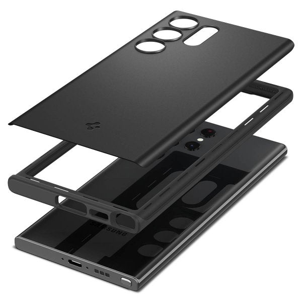 Spigen Samsung Galaxy S23 Ultra Cover Thin Fit Sort