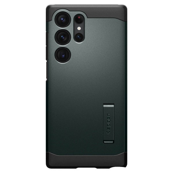 Spigen Samsung Galaxy S23 Ultra Cover Tough Armor Abyss Green