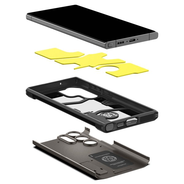 Spigen Samsung Galaxy S23 Ultra Cover Tough Armor Gunmetal
