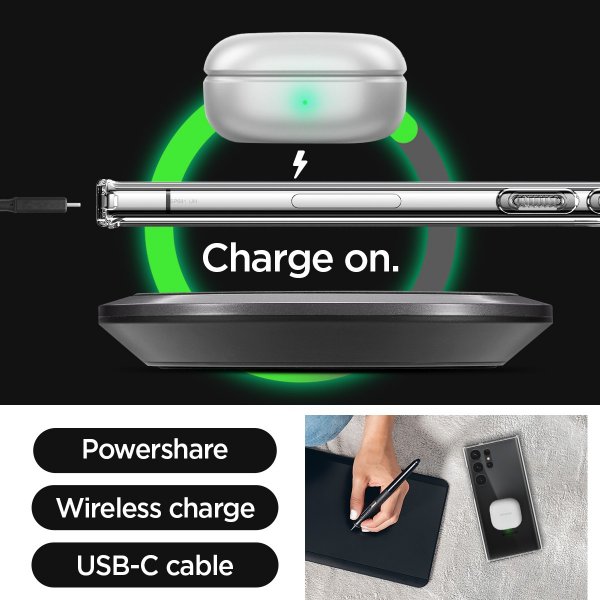 Spigen Samsung Galaxy S23 Ultra Cover Ultra Hybrid Crystal Clear