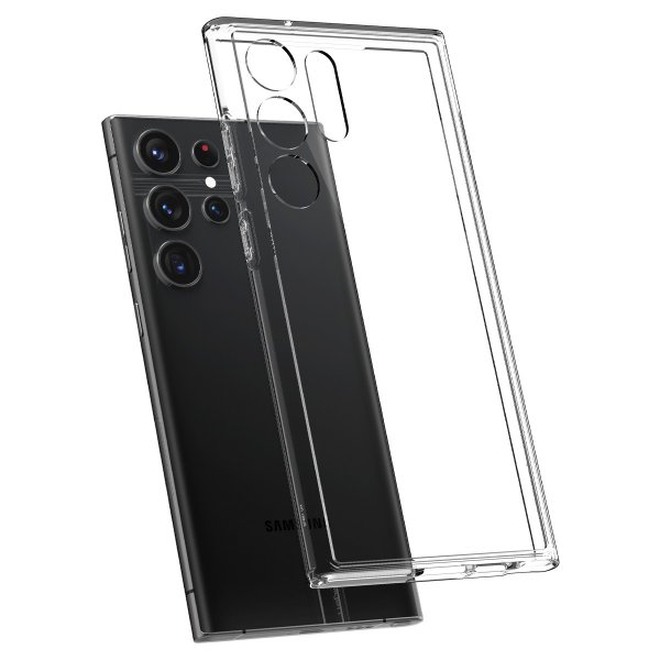 Spigen Samsung Galaxy S23 Ultra Cover Ultra Hybrid Crystal Clear