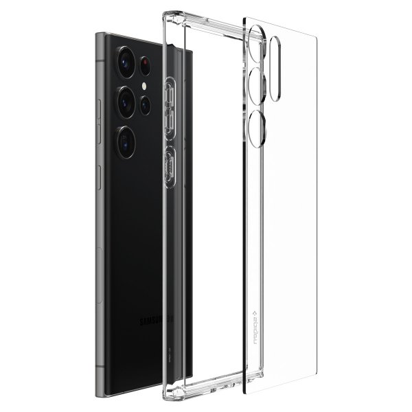 Spigen Samsung Galaxy S23 Ultra Cover Ultra Hybrid Crystal Clear
