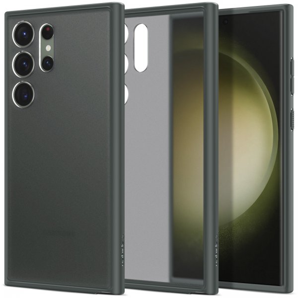 Spigen Samsung Galaxy S23 Ultra Cover Ultra Hybrid Frost Green