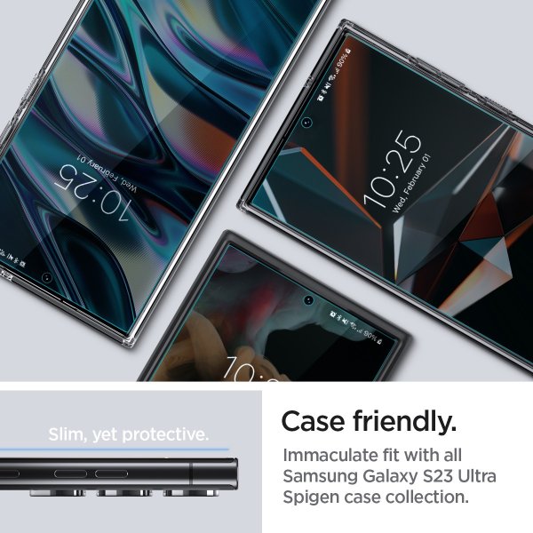 Spigen Samsung Galaxy S23 Ultra Skærmbeskyttelse Neo Flex 2-pak