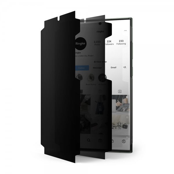 Ringke Samsung Galaxy S23 Ultra Skærmbeskyttelse Privacy Dual Easy Film