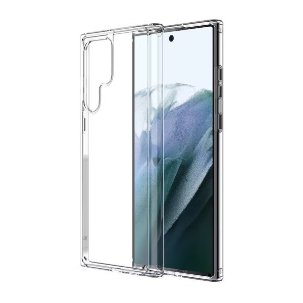 Rvelon Samsung Galaxy S23 Ultra Cover Stødsikkert Transparent