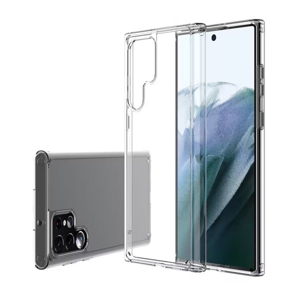 Rvelon Samsung Galaxy S23 Ultra Cover Stødsikkert Transparent