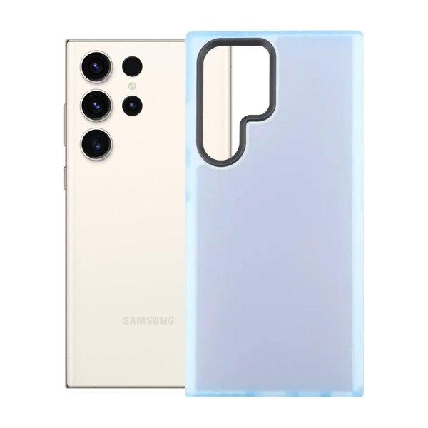Samsung Galaxy S23 Ultra Cover Stødsikkert TPU Blå