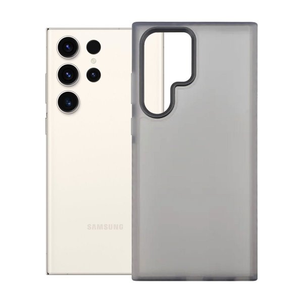 Samsung Galaxy S23 Ultra Cover Stødabsorberende TPU Sort