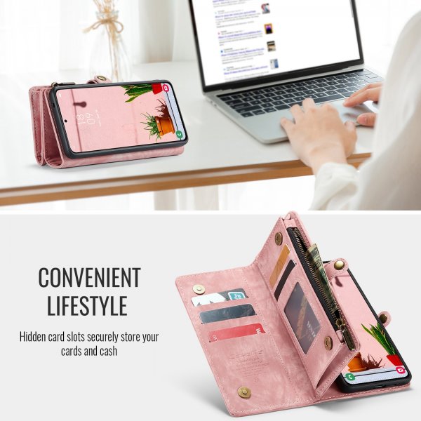 CaseMe Samsung Galaxy S24 FE Etui 008 Series Aftageligt Cover Rosa