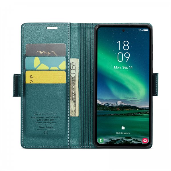 CaseMe Samsung Galaxy S24 FE Etui 023-serien Grøn