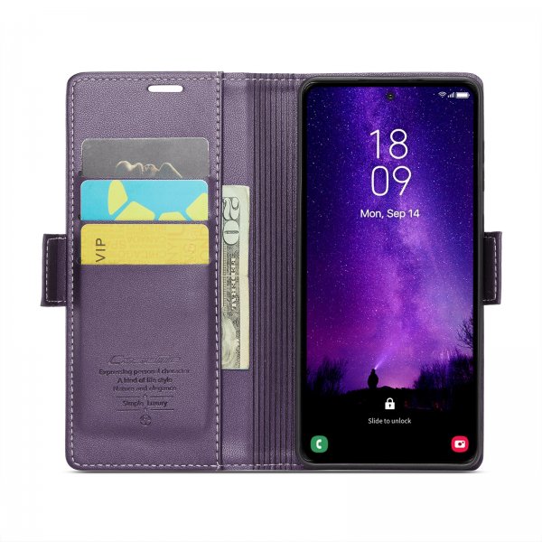 CaseMe Samsung Galaxy S24 FE Etui 023-serien Lilla