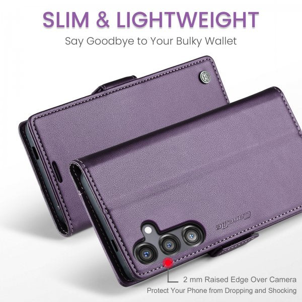 CaseMe Samsung Galaxy S24 FE Etui 023-serien Lilla