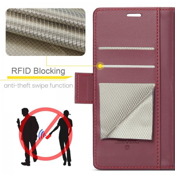 CaseMe Samsung Galaxy S24 FE Etui 023 Series Rød