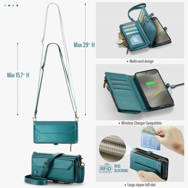 CaseMe Samsung Galaxy S24 FE Etui C36 Series Grøn