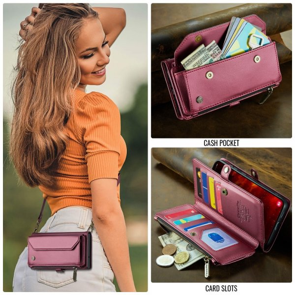 CaseMe Samsung Galaxy S24 FE Etui C36 Series Rød