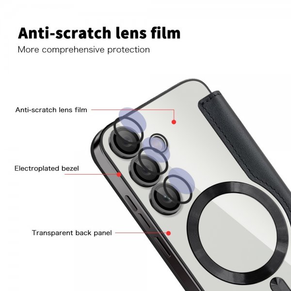 Samsung Galaxy S24 FE Etui MagSafe Sort