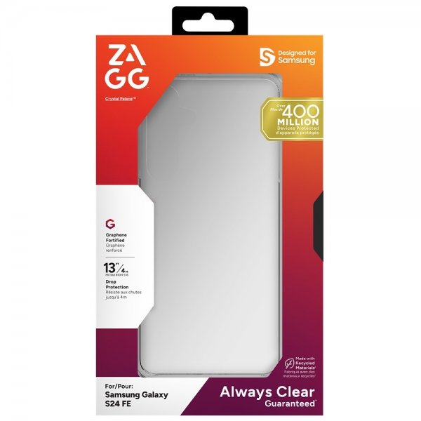 ZAGG Samsung Galaxy S24 FE Cover Crystal Palace Transparent