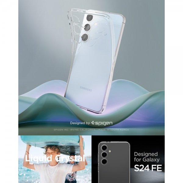 Spigen Samsung Galaxy S24 FE Cover Liquid Crystal Crystal Clear